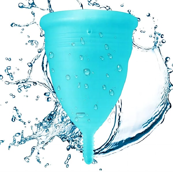 Reusable Silicone Lady Women Menstrual Cup