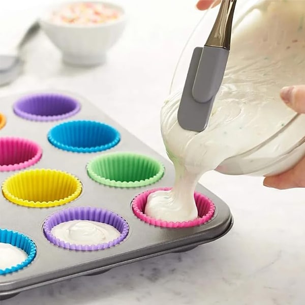 Round Reusable Silicone Baking Cup